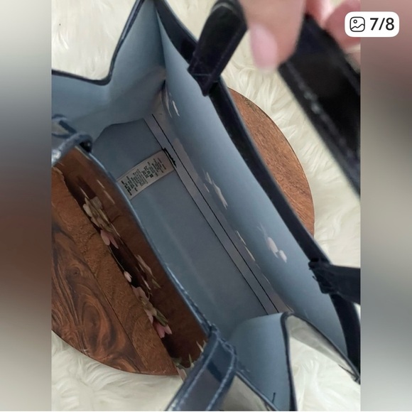 Ted Baker Dark Blue Himacon Arboretum Small Icon‎ Tote - Picture 7 of 8